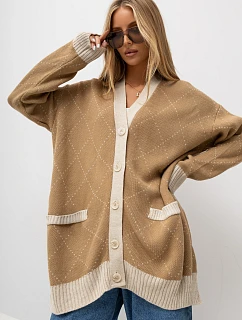 Sweter LC SW model 22556665 camelowy - FPrice