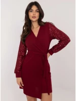 Šaty MI SK model 20619226 bordó - FPrice