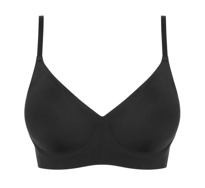 Jednoduchá košilová podprsenka Černá - Julimex