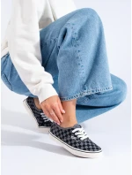 Pohodlné šedo-stříbrné tenisky dámské bez podpatku Pohodlné šedo-stříbrné tenisky dámské bez podpatku