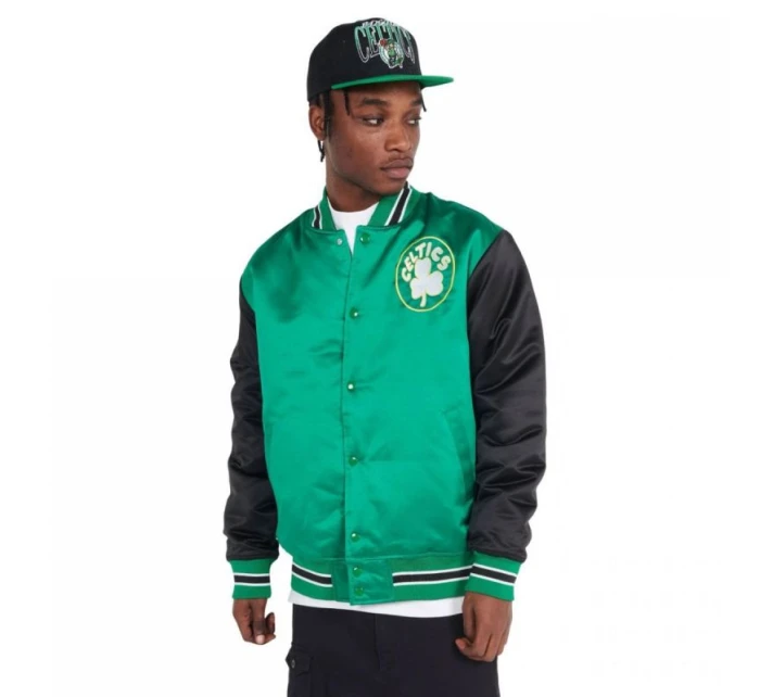 Mitchell & Ness NBA Boston Celtics Primetime Heavyweight Satin Jacket Vintage Logo Celtics M JK8453-BCEKYGN pánské Mitchell & Ness NBA Boston Celtics Primetime Heavyweight Satin Jacket Vintage Logo Celtics M JK8453-BCEKYGN pánské