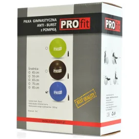 Gymnastický míč Profit 65 cm s pumpičkou DK 2102