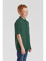 Fruit of the Loom Kids 65/35 Polo Dětské piqué polo 16.3417 bottle green Fruit of the Loom Kids 65/35 Polo Dětské piqué polo 16.3417 bottle green