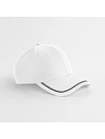 Beechfield B 166R 6 panelová kšiltovka "Match Day" 53.166R white/black