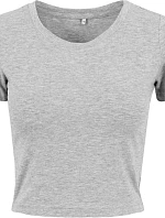 Build your Brand BY 042 Těžký dámský crop top 56.0042 heather grey