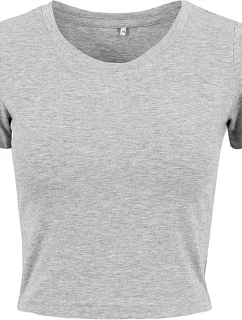 Build your Brand BY 042 Těžký dámský crop top 56.0042 heather grey