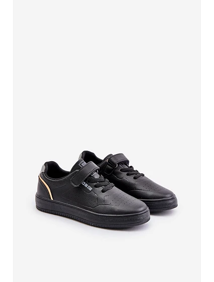 Dětské Tenisky Z Eko Kůže Na Suchý Zip Big Star model 21676393 Černé - Big Star Shoes Dětské Tenisky Z Eko Kůže Na Suchý Zip Big Star model 21676393 Černé - Big Star Shoes