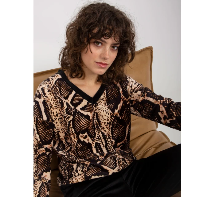 Dámský komplet RP KMPLčerný a béžový