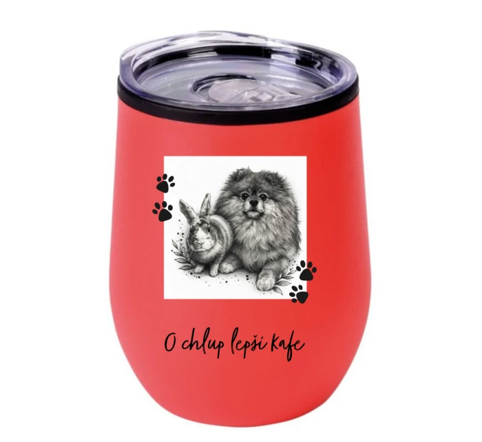 Personalizovaný termohrnek "bowl" - fotografie s mazlíčkem