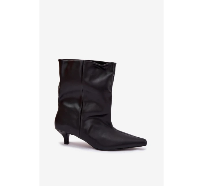 Boty na podpatku model 221935 Step in style Boty na podpatku model 221935 Step in style