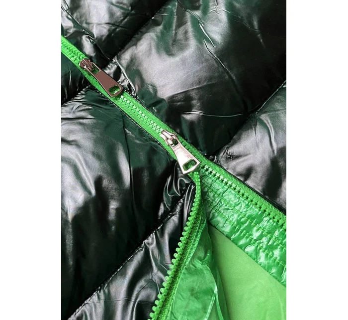 DŁUGA ZIMOWA KURTKA DAMSKA Z ZIELONA model 21242582 - Ann Gissy DŁUGA ZIMOWA KURTKA DAMSKA Z ZIELONA model 21242582 - Ann Gissy