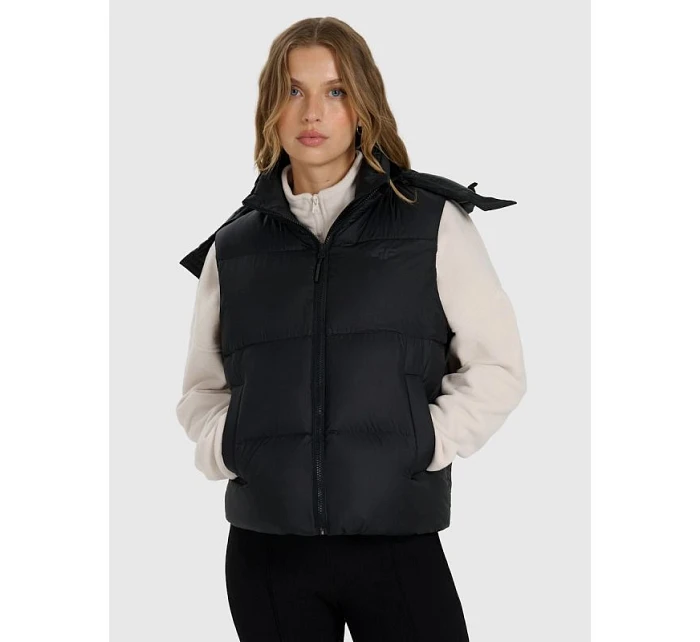 Dámské péřové tričko bez rukávů s přírodní výplní 4F 4FWAW25TVJAF223-083S