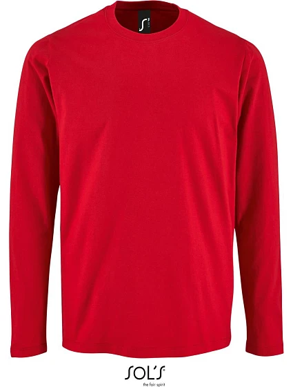 SOL'S Imperial LSL Men Pánské tričko s dlouhým rukávem 25.2074 red SOL'S Imperial LSL Men Pánské tričko s dlouhým rukávem 25.2074 red