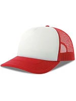 5 panelová Trucker kšiltovka white/red model 22450389 - Atlantis Headwear