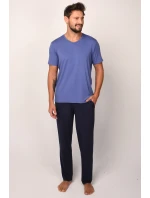 Italská móda Dallas c.r. dlouhá barva:modrá/šedá Italská móda Dallas c.r. dlouhá barva:modrá/šedá