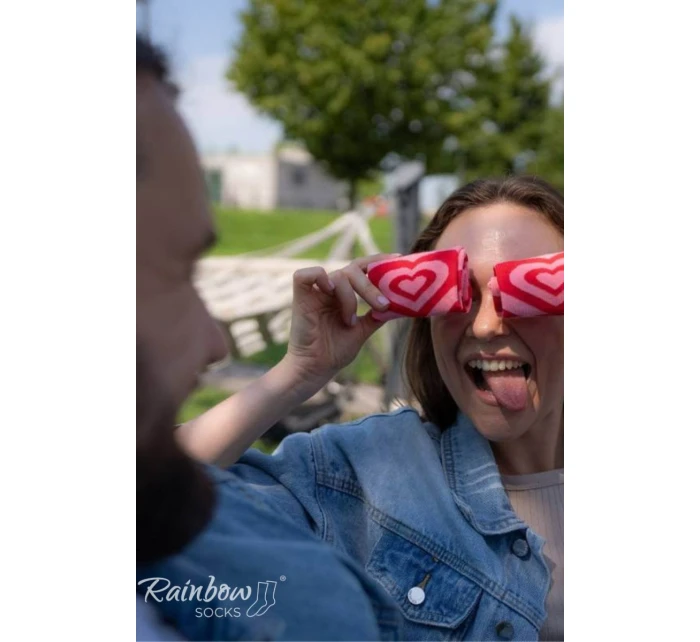 Ponožky BOX 2  Srdce Rainbow Socks model 21645228 - ZOOKSY/RAINBOW SOCKS