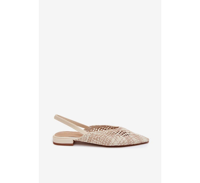 Dámské béžové ploché sandály model 22102865 - Boto