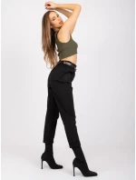 Spodnie DHJ SP model 20961798 czarny - FPrice Spodnie DHJ SP model 20961798 czarny - FPrice