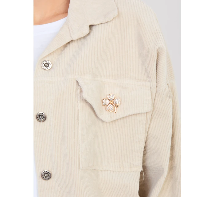 IT KR bunda FL10163.10 světle béžová IT KR bunda FL10163.10 světle béžová