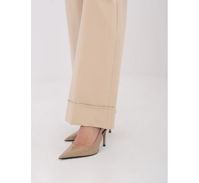 Spodnie IT SP model 21782539 beżowy - FPrice Spodnie IT SP model 21782539 beżowy - FPrice