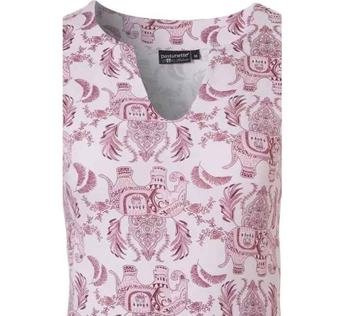 Dámská noční košile 15231-304-2 růžová-potisk - Pastunette Dámská noční košile 15231-304-2 růžová-potisk - Pastunette