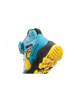 model 21420770 dětské zimní kotníkové boty zateplené nepromokavé modré - Leomil