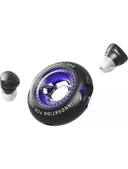 Bezdrátová sluchátka do uší Vention Donut-Shaped BT 5.3 IPX4 černá