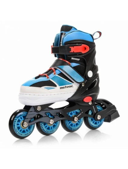 Kolečkové brusle 2v1 M modré model 21347954 - Meteor