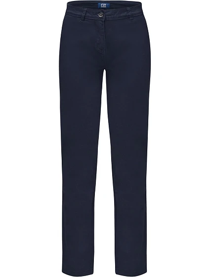 Cutter & Buck Edgemont Chinos Women Dámské chino kalhoty 68.6421 dark navy Cutter & Buck Edgemont Chinos Women Dámské chino kalhoty 68.6421 dark navy