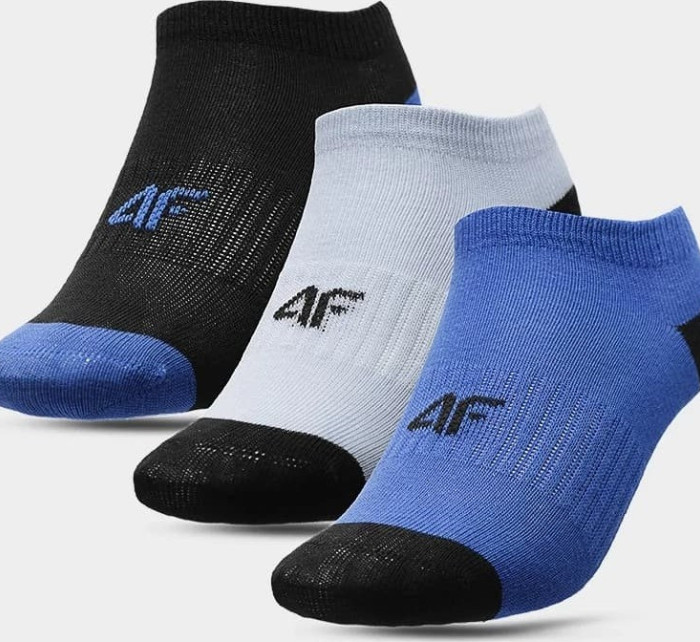Chlapecké ponožky 4F HJL22-JSOM002 modré_černé