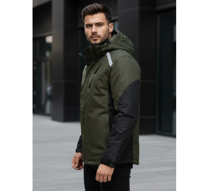 Pánská zelená bunda Dstreet TX5128