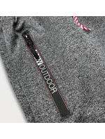 Tmavě šedé krátké pánské kraťasy model 18436097 - J.STYLE Tmavě šedé krátké pánské kraťasy model 18436097 - J.STYLE