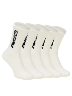 Kubota 5 balení krémových ponožek i love kubota K25SS-300-002-01-5