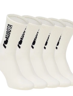 Kubota 5 balení krémových ponožek i love kubota K25SS-300-002-01-5