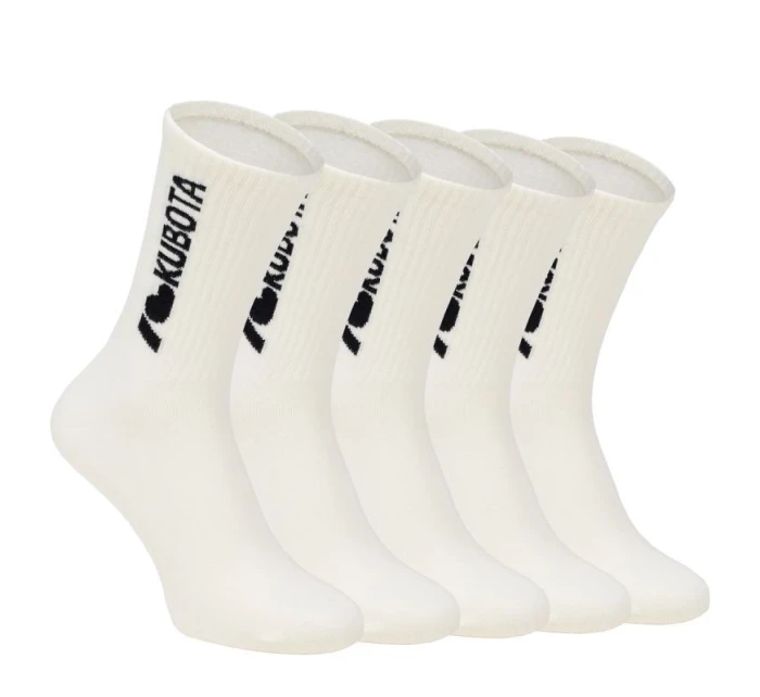 Kubota 5 balení krémových ponožek i love kubota K25SS-300-002-01-5