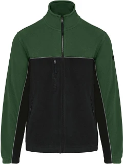 WK WK 904 Pracovní fleecová bunda 20.W904 black/forest green