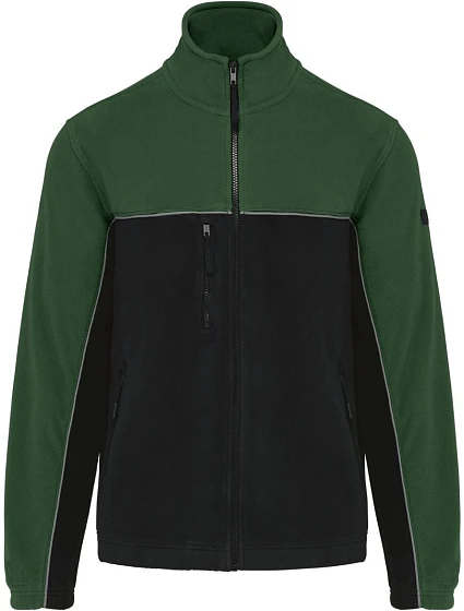 WK WK 904 Pracovní fleecová bunda 20.W904 black/forest green WK WK 904 Pracovní fleecová bunda 20.W904 black/forest green