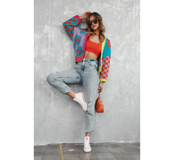 Dámské vysoké textilní tenisky na platformě Big Star model 21608464 Bílá - Big Star Shoes Dámské vysoké textilní tenisky na platformě Big Star model 21608464 Bílá - Big Star Shoes