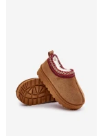 Sněhové Boty Dětské Na Platformě Zateplené Kožíškem Camel model 21672317 - Boto Sněhové Boty Dětské Na Platformě Zateplené Kožíškem Camel model 21672317 - Boto