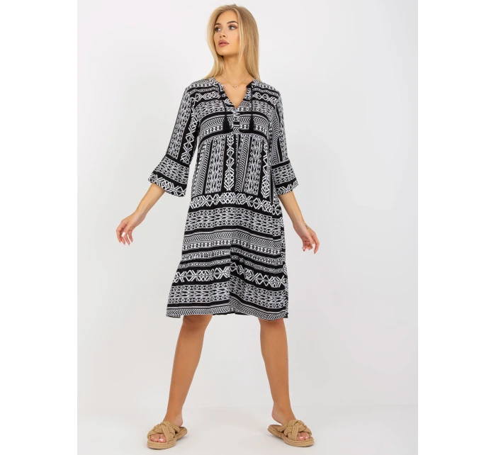 Šaty model 17408254 černobílé - FPrice