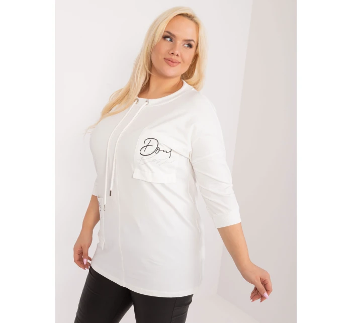 Bluzka RV BZ model 21271970 ecru - FPrice Bluzka RV BZ model 21271970 ecru - FPrice