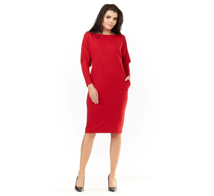 Dámské šaty model 18606629 červené - awama