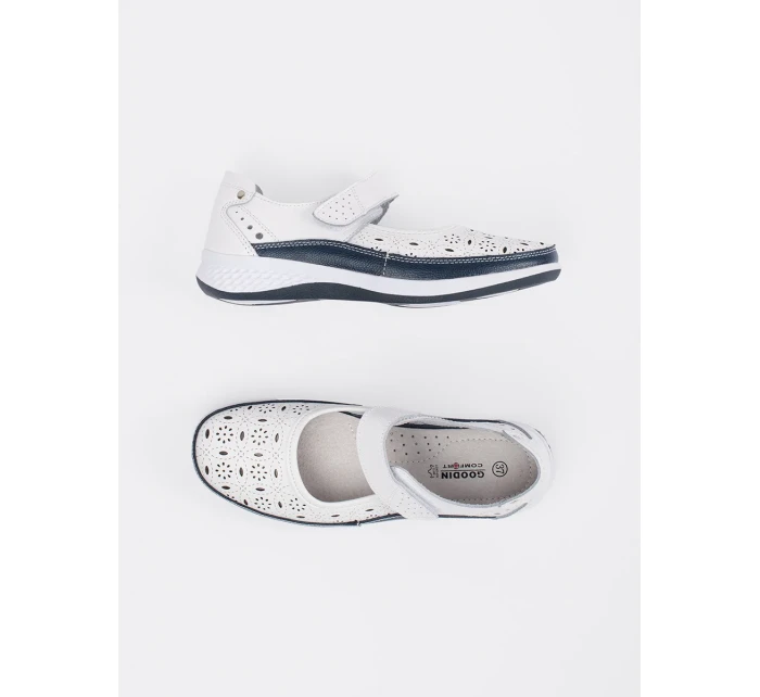 Zajímavé baleríny model 21016806 dámské na plochém podpatku - GOODIN