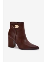 Boty na podpatku  model 218515 Step in style