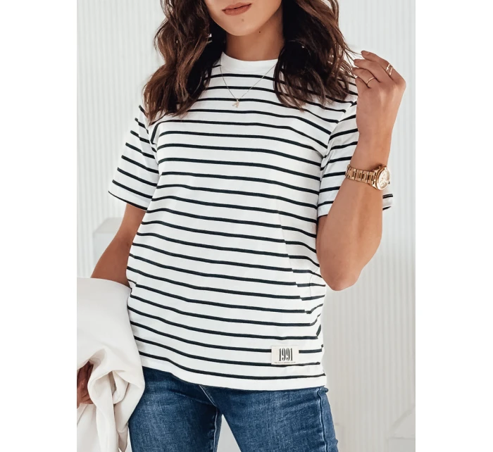 Dámské pruhované tričko RILANT navy blue FashionStreet RY2564