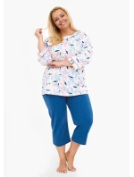model 21238307 Amelia 2 3/4 3XL5XL dámské pyžamo - Cornette