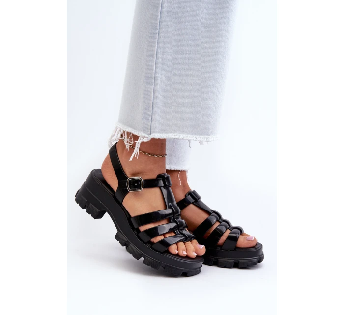 Dámské Sandály  Černé model 21661714 - Zaxy