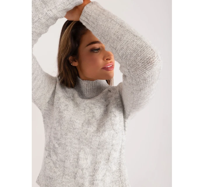 Jumper TW SW 3002.03 šedá Jumper TW SW 3002.03 šedá