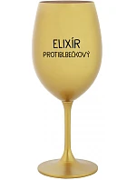 ELIXÍR PROTIBLBEČKOVÝ - zlatý pohár na víno 350 ml