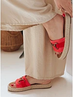 Dámské žabky  červené  model 22353076 - FashionStreet